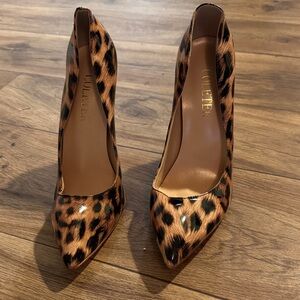Leopard Print Stiletto Heels